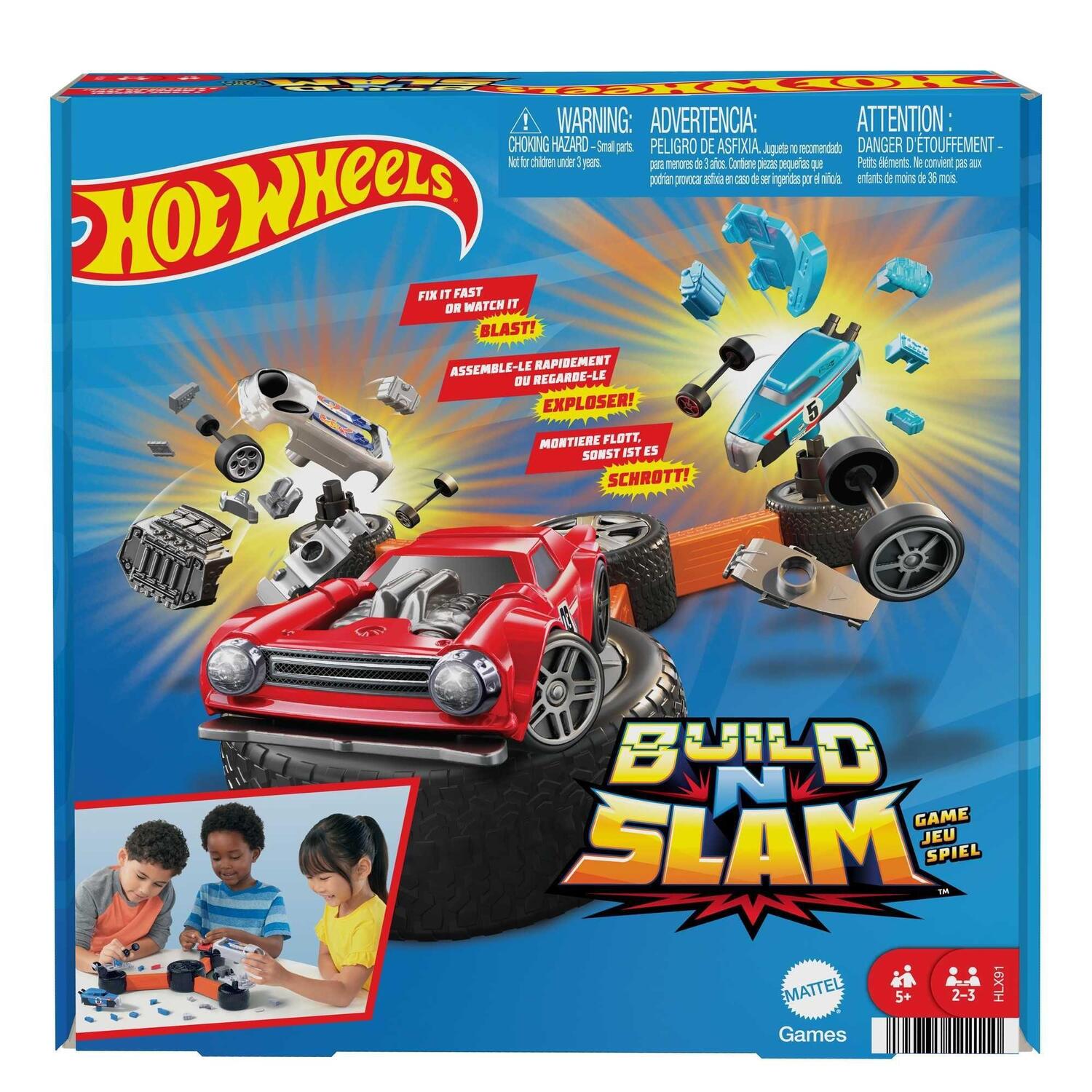 Cover: 194735122110 | Hot Wheels Build N Slam | Spiel | Deutsch | 2022 | Mattel
