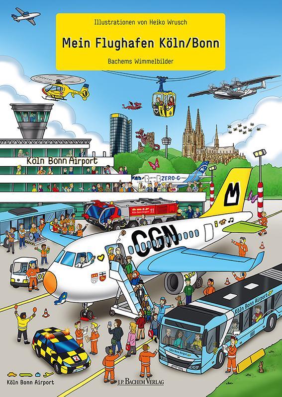Cover: 9783761634820 | Mein Flughafen Köln/Bonn | Bachems Wimmelbilder | Taschenbuch | 10 S.