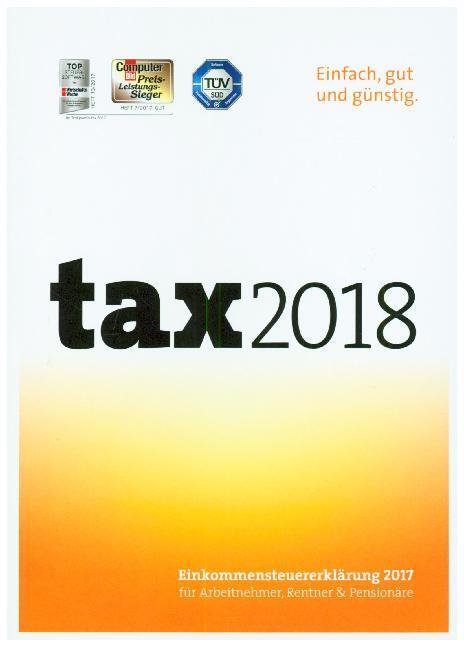 Cover: 4011282000301 | tax 2018, 1 CD-ROM | CD-ROM | GBKASS | 2017 | Buhl Data Service
