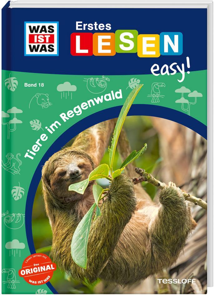 Cover: 9783788677367 | WAS IST WAS Erstes Lesen easy! Band 18. Tiere im Regenwald | Buch