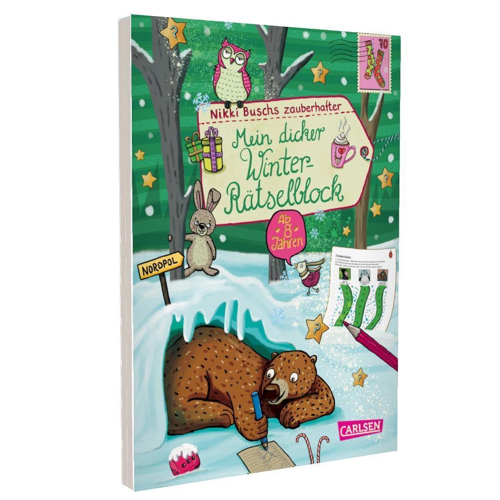 Bild: 9783551190864 | Mein dicker Winter-Rätselblock | Nikki Busch | Taschenbuch | Deutsch