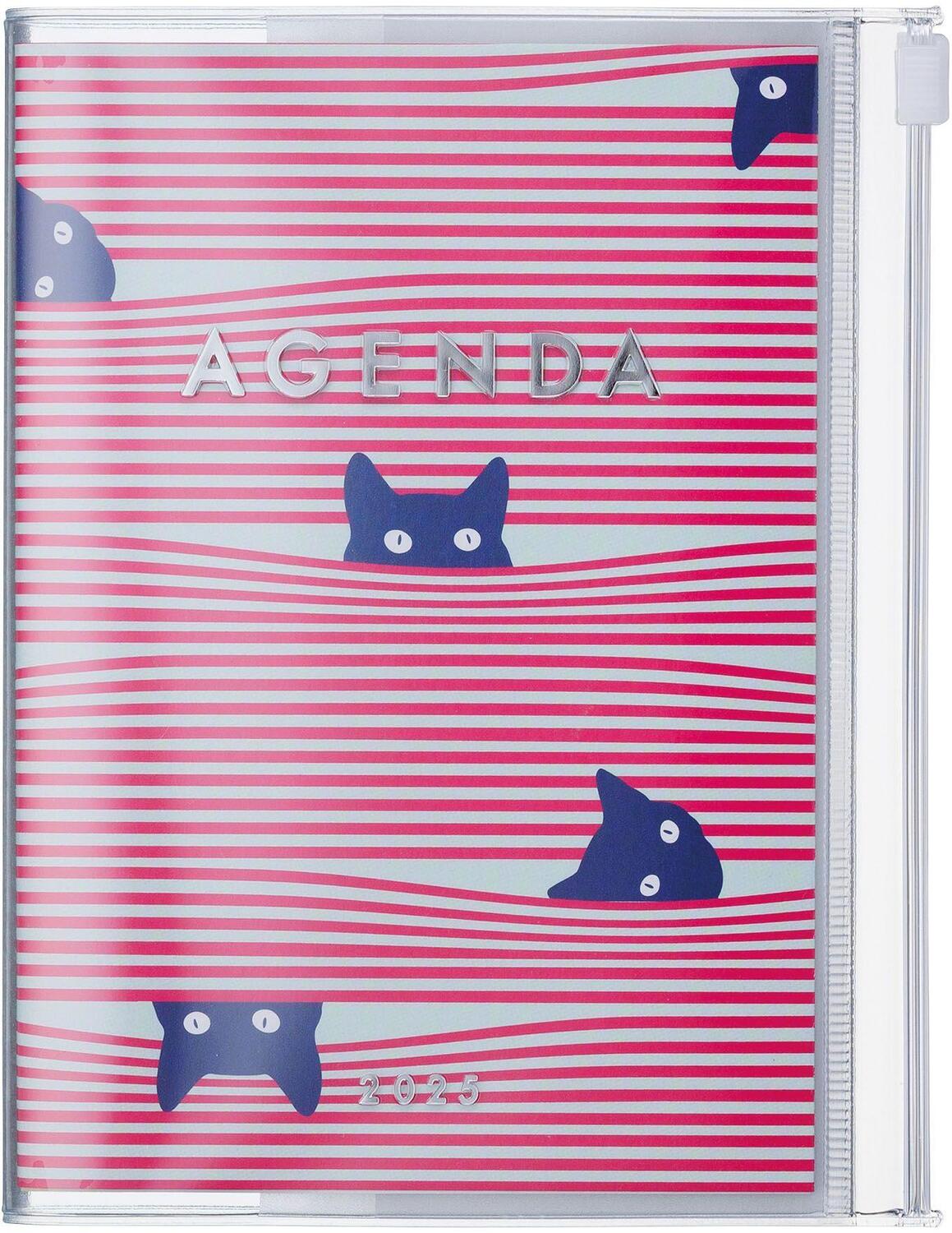 Cover: 4550045127645 | MARK'S 2024/2025 Taschenkalender A6 vertikal, Cats // Pink | Inc.