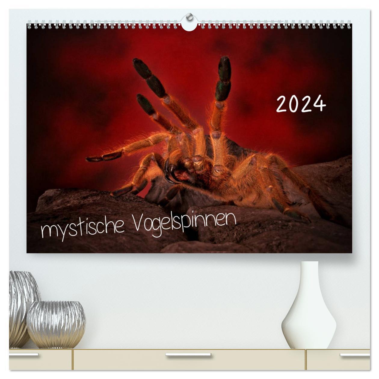 Cover: 9783383308758 | Mystische Vogelspinnen (hochwertiger Premium Wandkalender 2024 DIN...