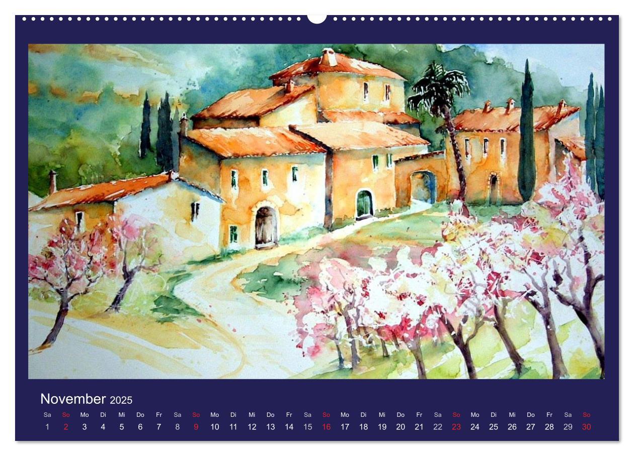 Bild: 9783435814046 | Mallorca Aquarelle (Wandkalender 2025 DIN A2 quer), CALVENDO...