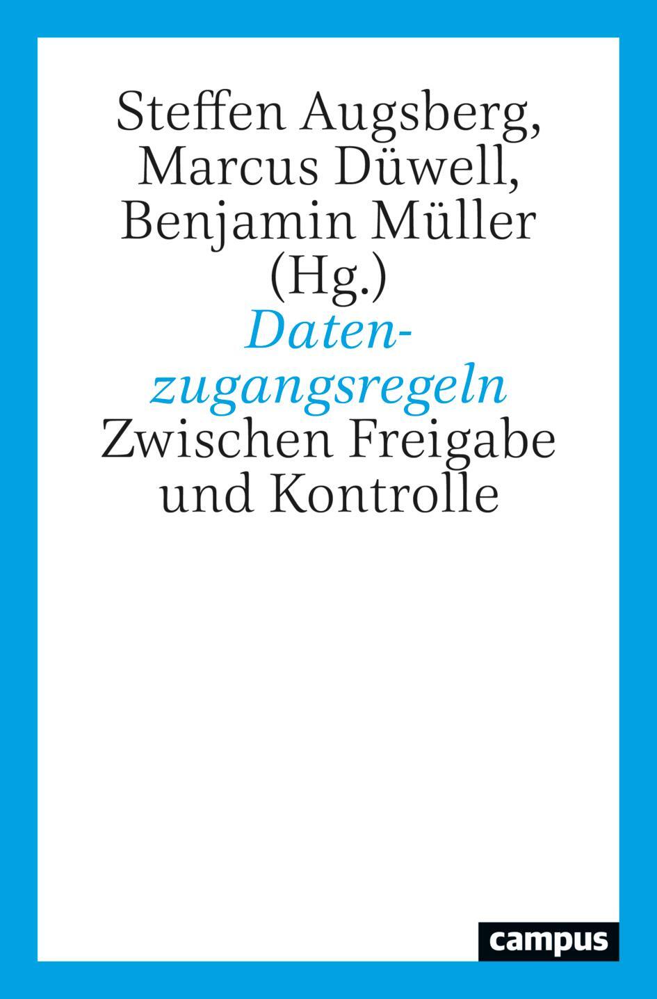 Cover: 9783593519661 | Datenzugangsregeln | Zwischen Freigabe und Kontrolle | Taschenbuch