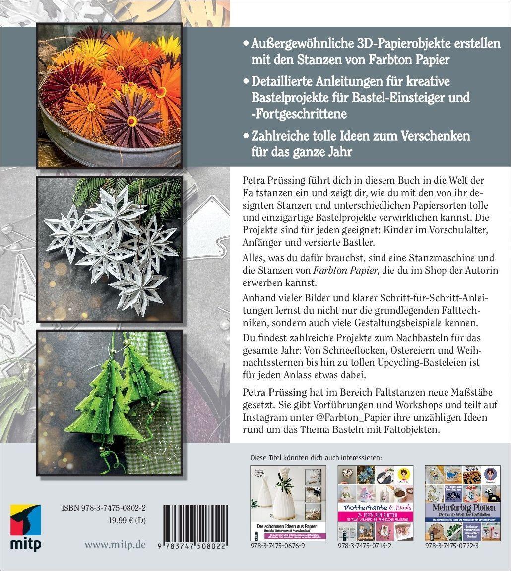 Rückseite: 9783747508022 | Basteln mit Stanzen | Petra Prüssing | Buch | mitp Kreativ | 120 S.
