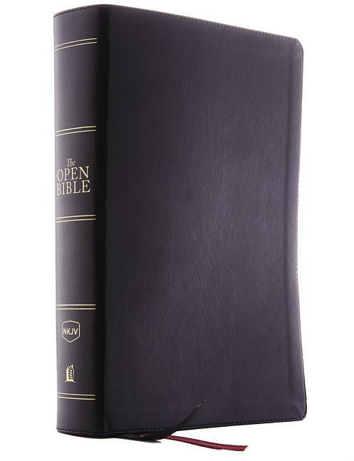 Cover: 9780785222361 | The NKJV, Open Bible, Imitation Leather, Black, Red Letter Edition,...