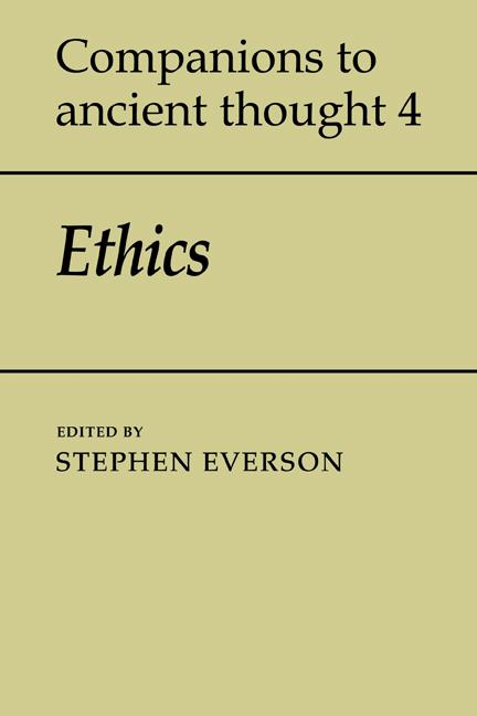 Cover: 9780521388320 | Ethics | Stephen Everson | Taschenbuch | Englisch | 2010