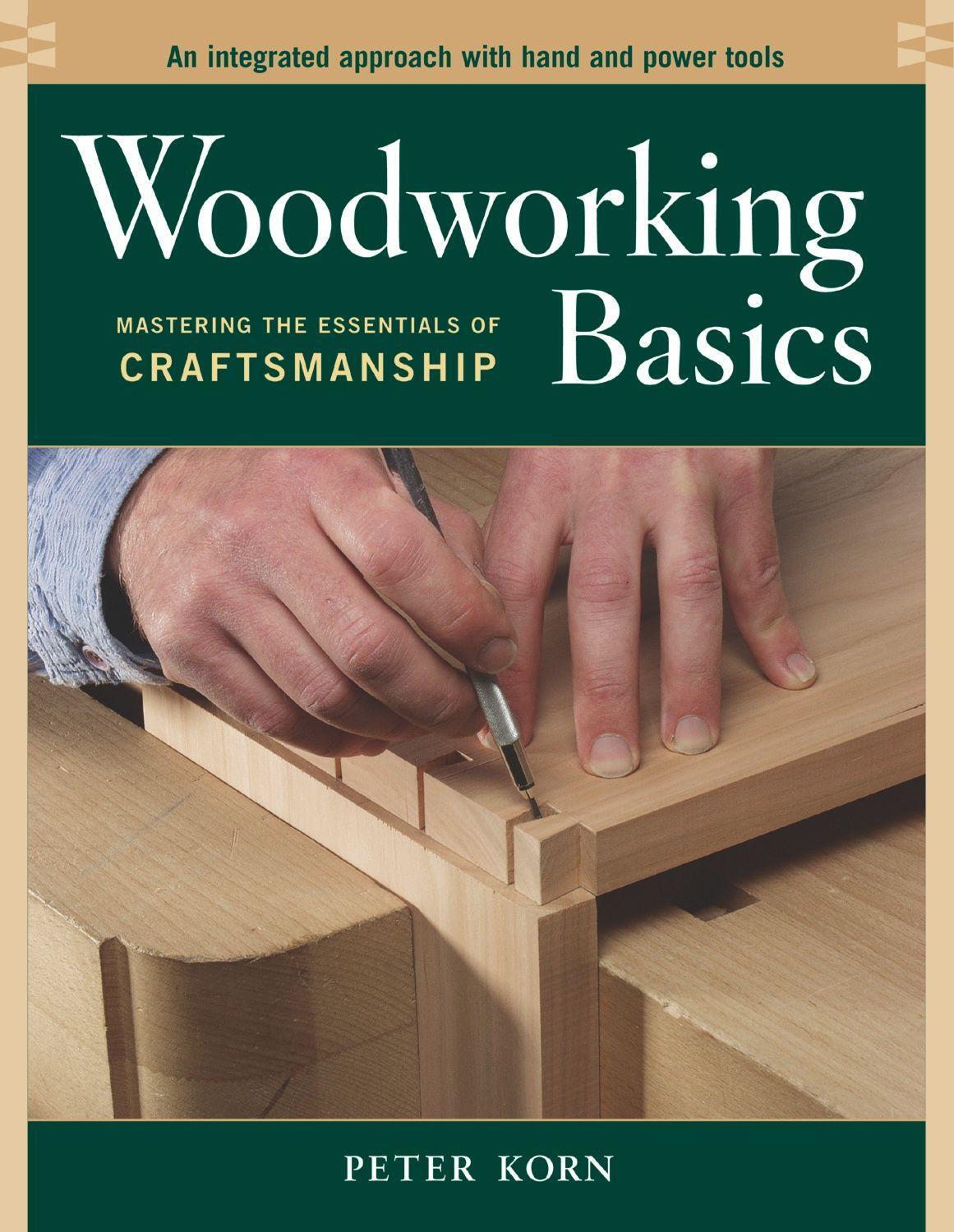 Cover: 9781561586202 | Woodworking Basics | Mastering the Essentials of Craftmanship | P Korn