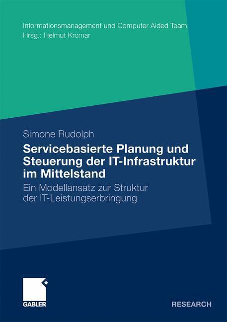 Cover: 9783834917881 | Servicebasierte Planung und Steuerung der IT-Infrastruktur im...