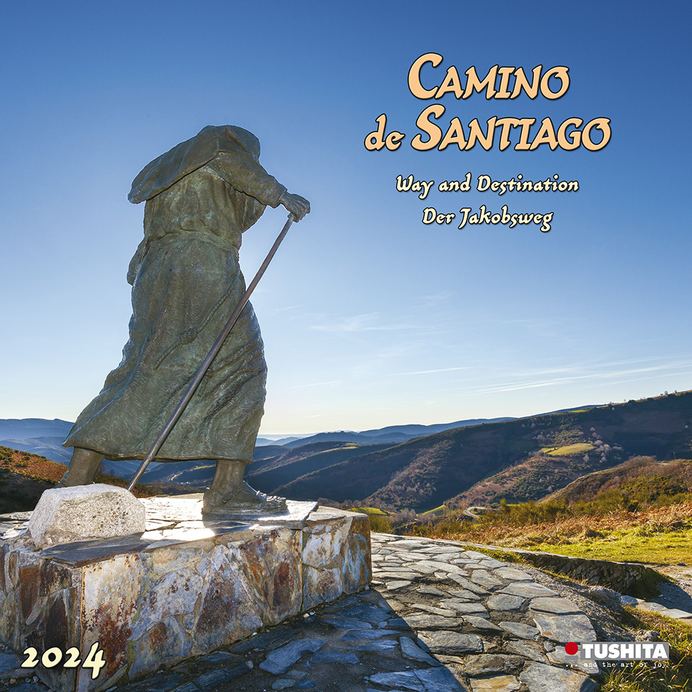 Cover: 9783959292184 | Camino de Santiago 2024 | Kalender 2024 | Kalender | Drahtheftung