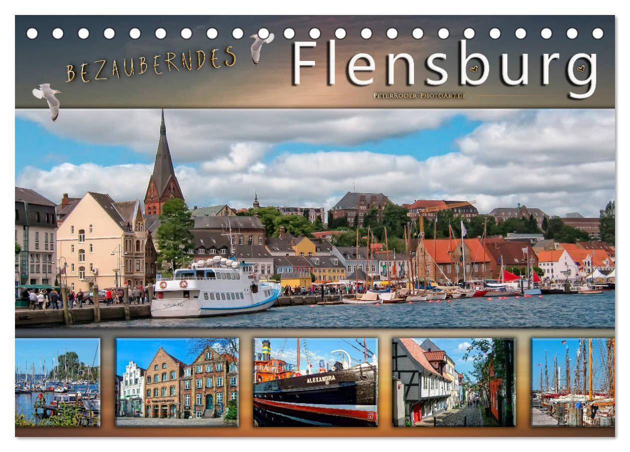 Cover: 9783675760677 | Bezauberndes Flensburg (Tischkalender 2024 DIN A5 quer), CALVENDO...