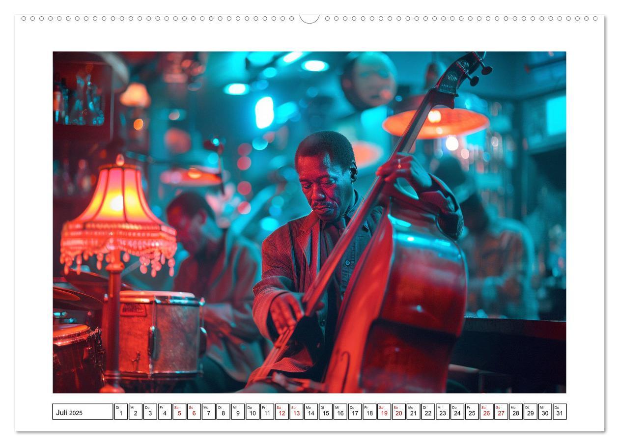 Bild: 9783383831539 | Jazz Geschichten um Mitternacht (Wandkalender 2025 DIN A2 quer),...