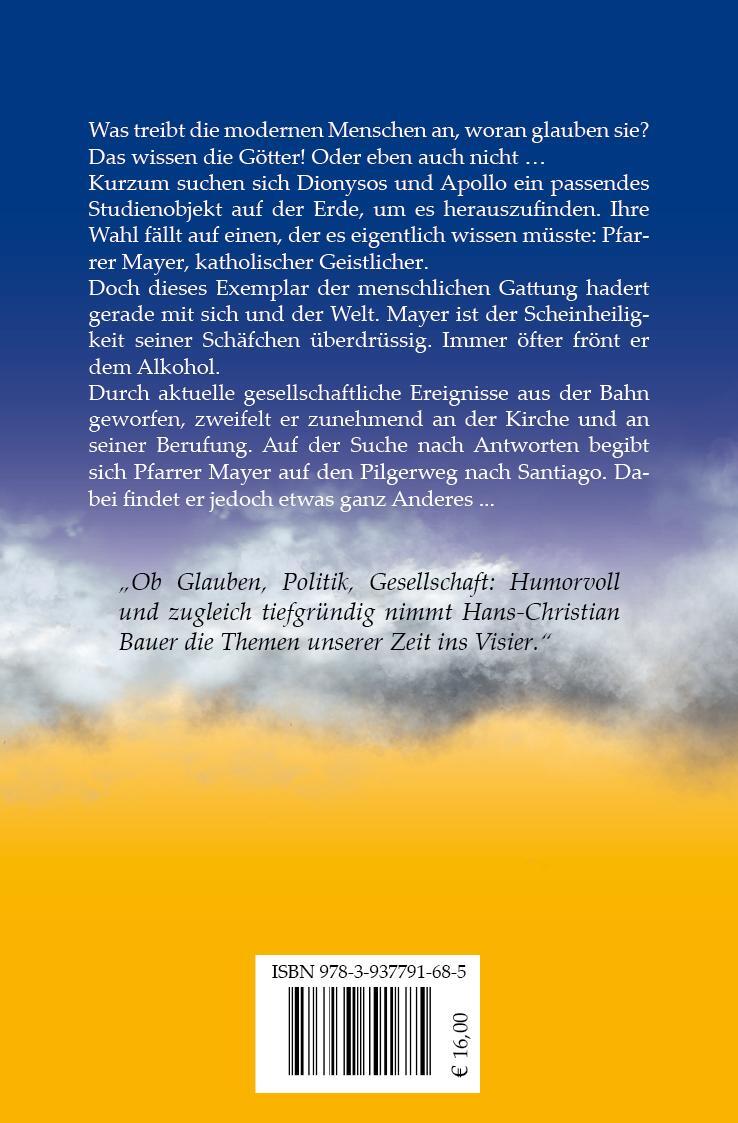 Rückseite: 9783937791685 | Pfarrer Mayer und die Götter | Hans-Christian Bauer | Taschenbuch