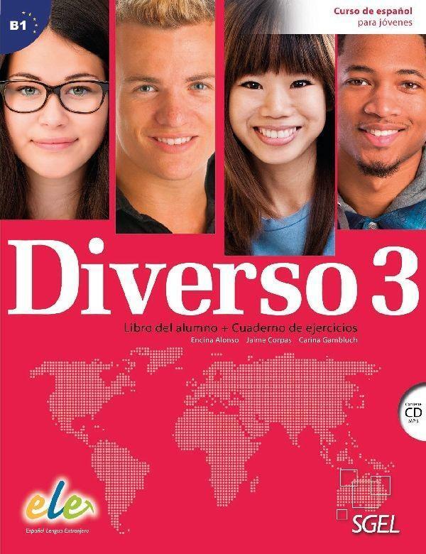 Cover: 9788497789226 | Diverso 3 : Student and Exercises | Curso de Espanol para Jovenes