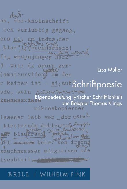 Cover: 9783770565467 | Schriftpoesie | Lisa Müller | Taschenbuch | XVIII | Deutsch | 2021