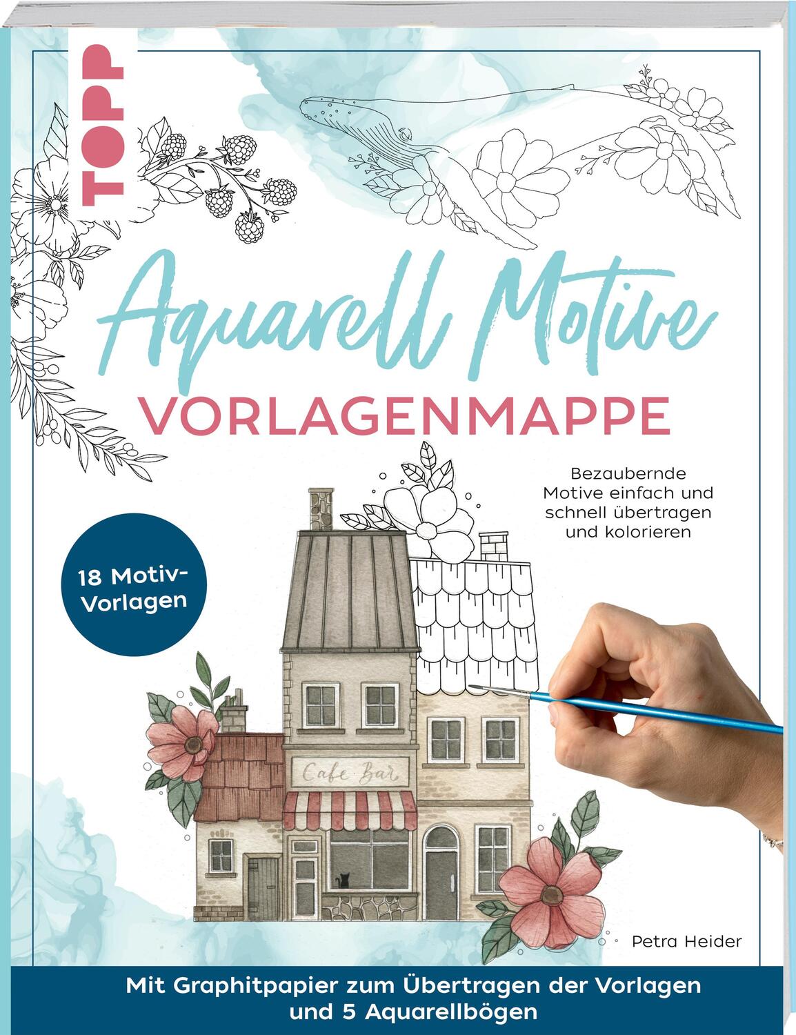 Cover: 9783735880628 | Aquarell Motive. Vorlagenmappe | Petra Heider | Taschenbuch | Deutsch