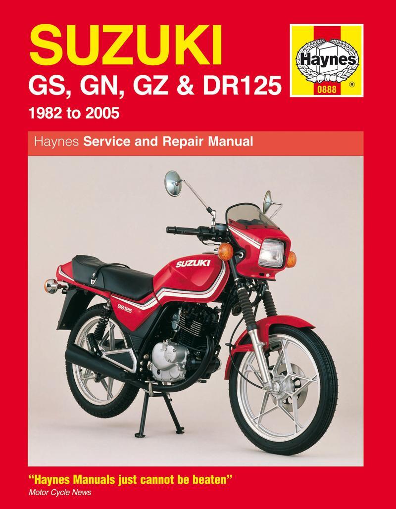 Cover: 9781844252787 | Suzuki GS, GN, GZ &amp; DR125 Singles (82 - 05) Haynes Repair Manual