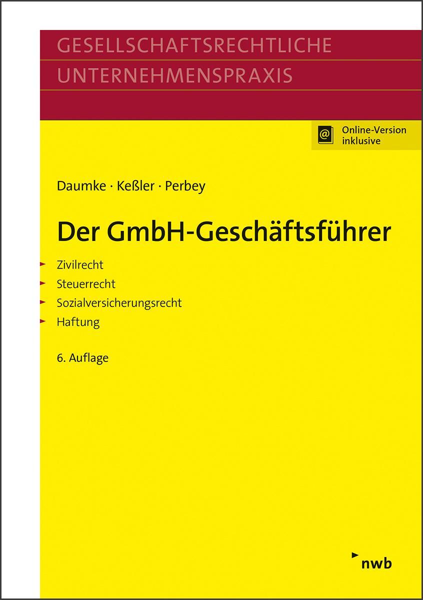 Cover: 9783482454264 | Der GmbH-Geschäftsführer | Michael Daumke (u. a.) | Bundle | Deutsch