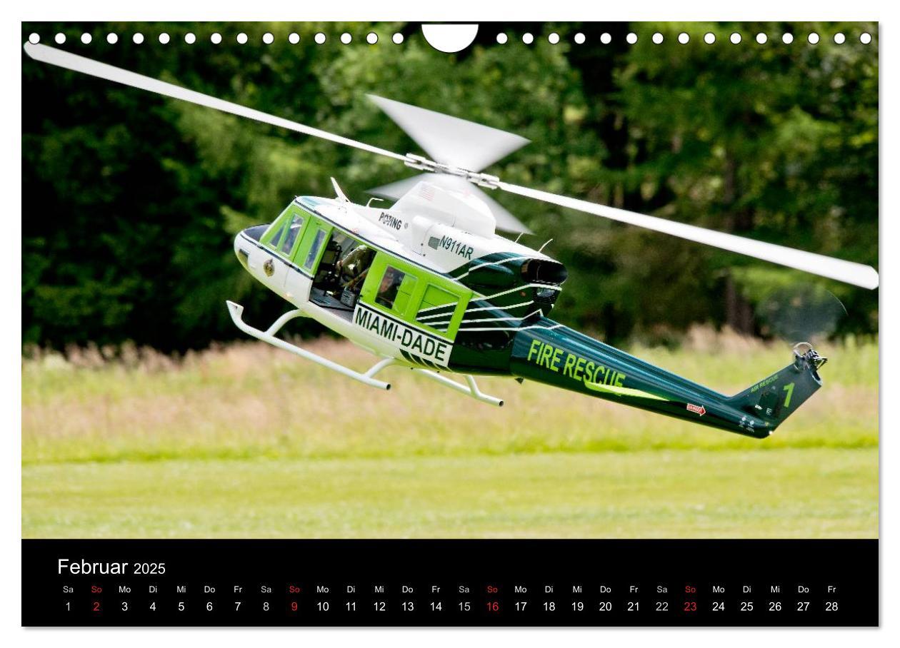 Bild: 9783435703333 | Modellhelis (Wandkalender 2025 DIN A4 quer), CALVENDO Monatskalender