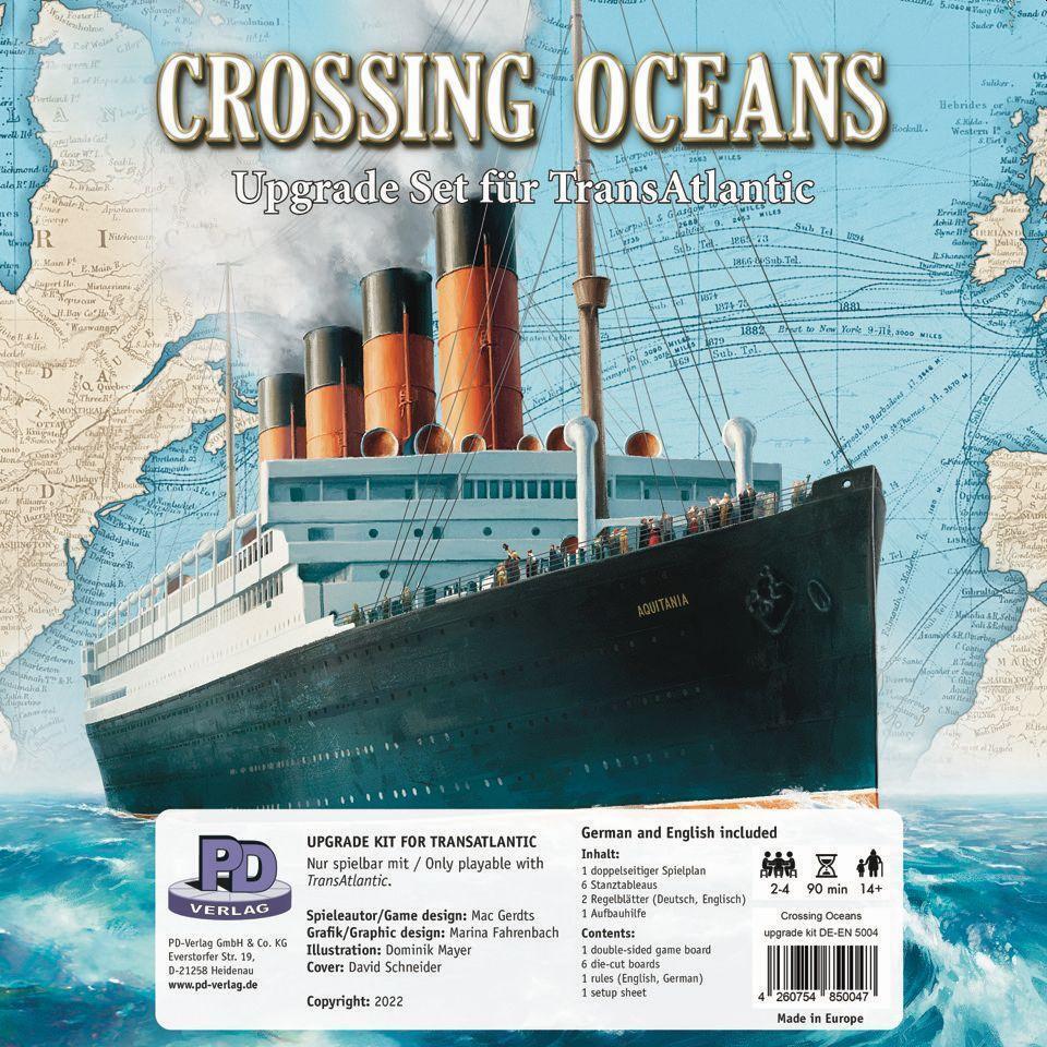 Cover: 4260754850047 | Crossing Oceans Upgrade Set für TransAtlantic | Mac Gerdts | Spiel