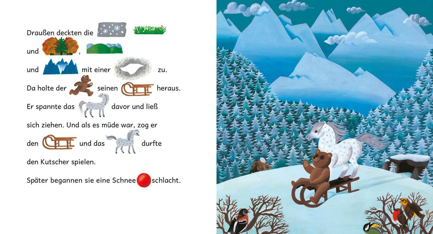 Bild: 9783522459891 | Pony, Bär und Schneegestöber | Mit Bildern lesen lernen | Sigrid Heuck