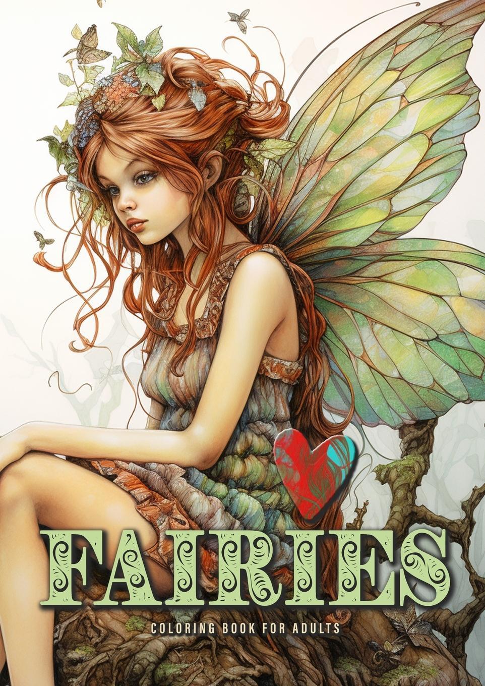 Cover: 9783758421655 | Fairies Coloring Book for Adults | Monsoon Publishing | Taschenbuch