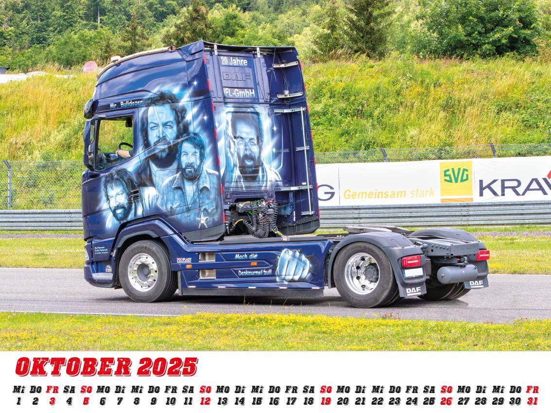 Bild: 9783948794705 | Showtrucks Kalender 2025 | Showtrucks mit Airbrushkunst | Frank Pommer