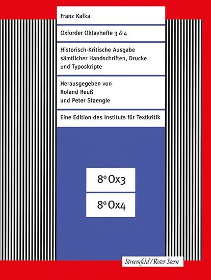 Cover: 9783835337053 | Oxforder Oktavhefte 3 &amp; 4, 3 Teile | Faksimile-Edition | Franz Kafka