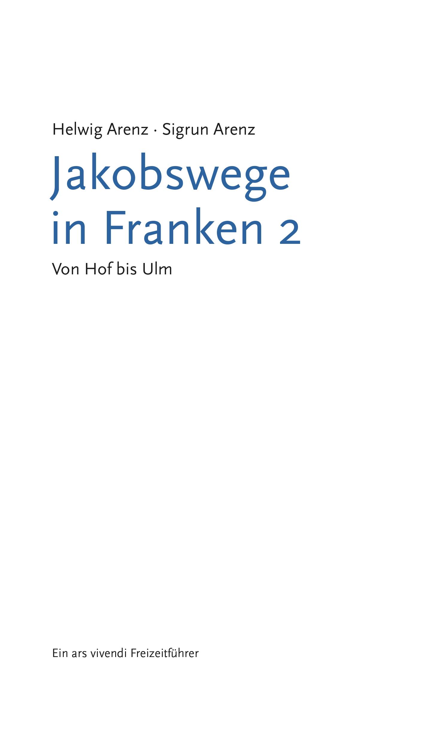 Bild: 9783869136394 | Jakobswege in Franken 2 | Von Hof bis Ulm in 30 Etappen | Buch | 2016