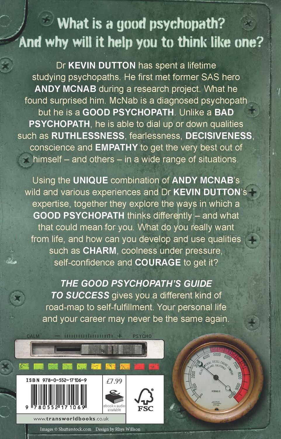 Rückseite: 9780552171069 | The Good Psychopath's Guide to Success | Andy McNab (u. a.) | Buch