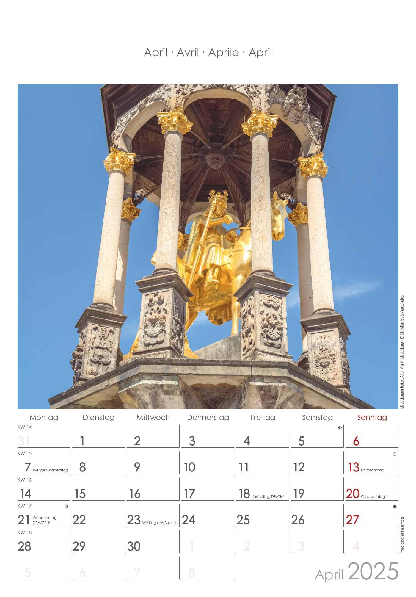 Bild: 4251732343187 | Sachsen-Anhalt 2025 - Bild-Kalender 23,7x34 cm - Regional-Kalender...