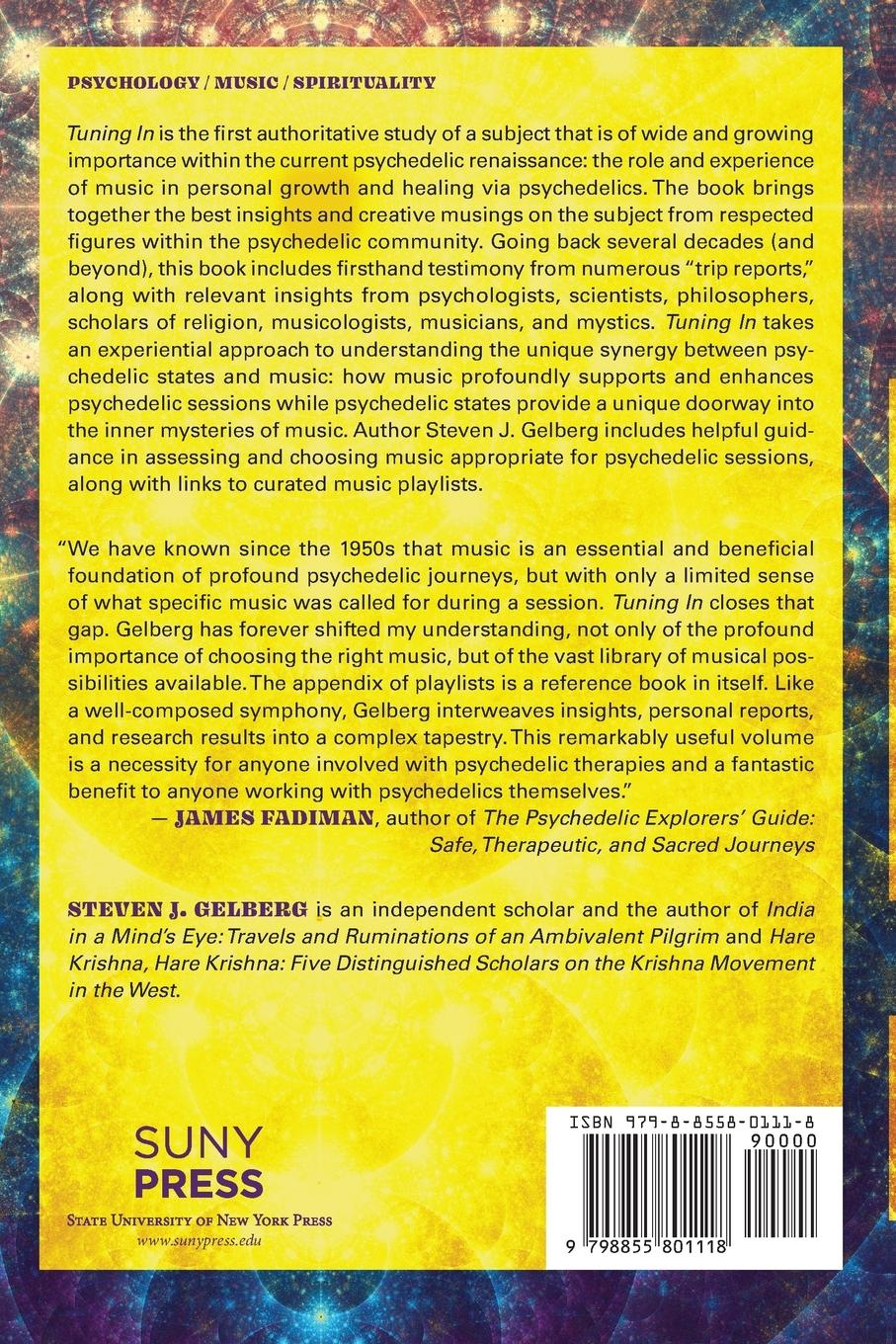 Rückseite: 9798855801118 | Tuning In | Experiencing Music in Psychedelic States | Gelberg | Buch