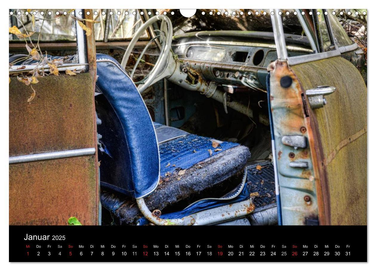 Bild: 9783435556717 | Autos, abgestellt und vergessen (Wandkalender 2025 DIN A3 quer),...