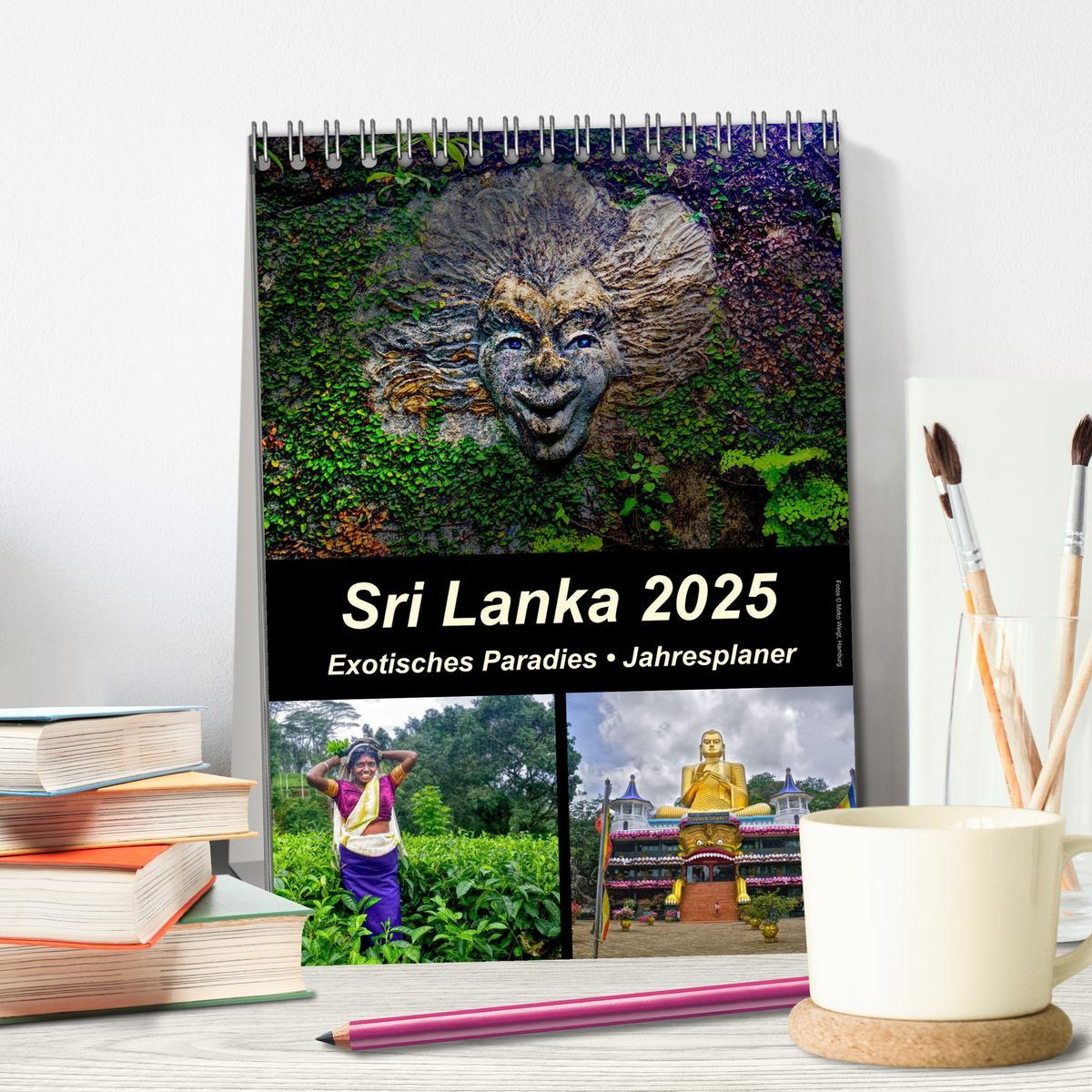 Bild: 9783457050682 | Sri Lanka 2025 - Exotisches Paradies - Jahresplaner (Tischkalender...