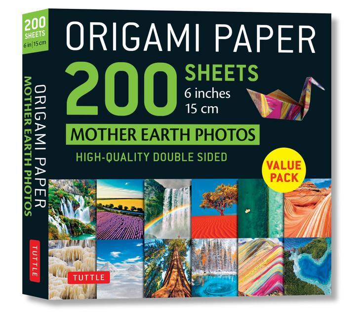 Cover: 9780804856508 | Origami Paper 200 Sheets Mother Earth Photos 6 (15 CM) | Blätter