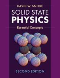 Cover: 9781107191983 | Solid State Physics | Essential Concepts | David W Snoke | Buch | 2020
