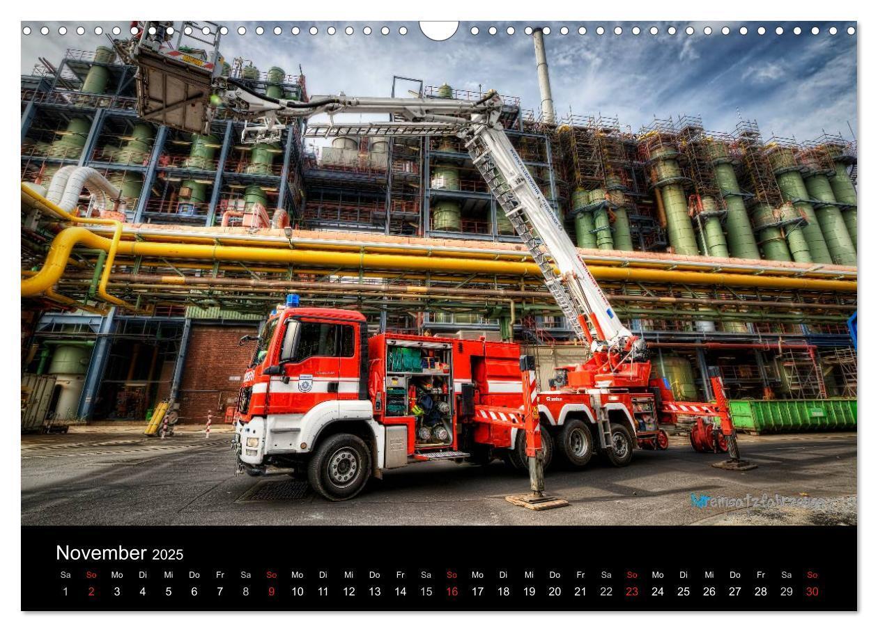 Bild: 9783435636174 | Einsatzfahrzeuge der Feuerwehr (Wandkalender 2025 DIN A3 quer),...