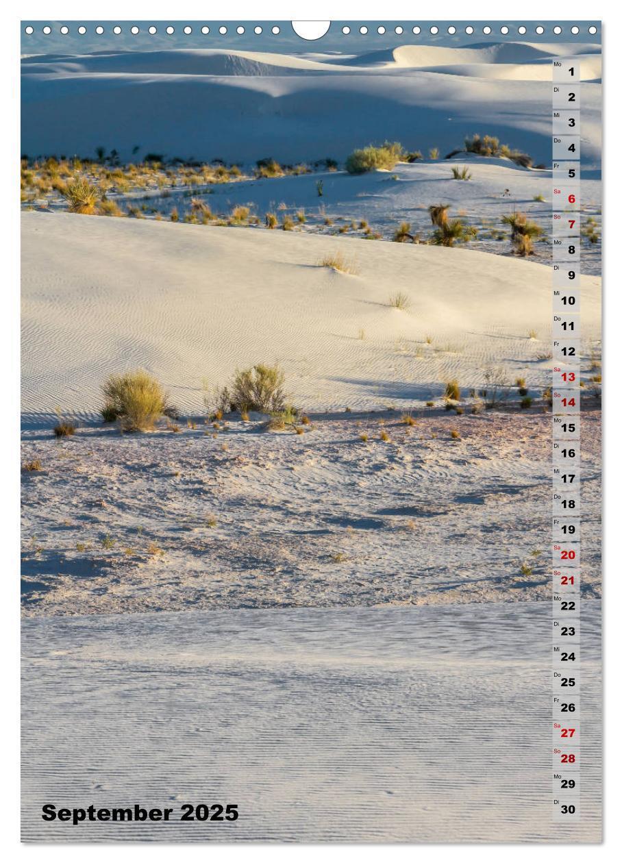 Bild: 9783435962471 | WHITE SANDS NATIONAL MONUMENT Wüstenimpressionen (Wandkalender 2025...