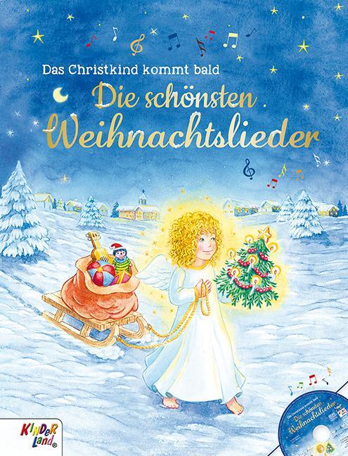 Cover: 9783957062048 | Die schönsten Weihnachtslieder | Buch mit CD von Kinderland | Buch