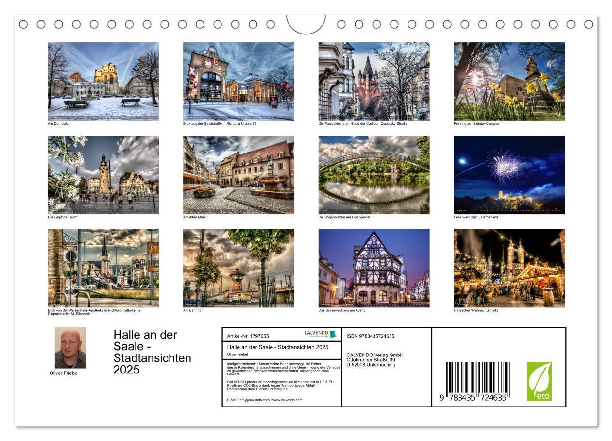 Bild: 9783435724635 | Halle an der Saale - Stadtansichten 2025 (Wandkalender 2025 DIN A4...