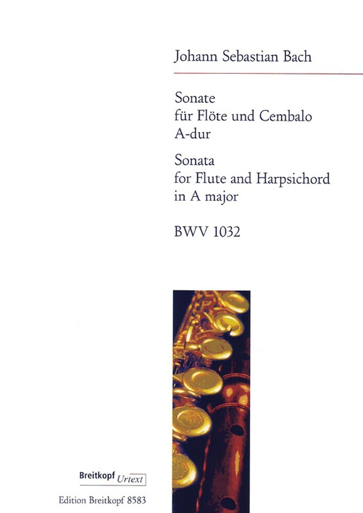 Cover: 9790004180174 | Sonate A Bwv1032 | Johann Sebastian Bach | Breitkopf Urtext Edition