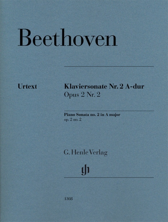 Cover: 9790201813080 | Beethoven, Ludwig van - Klaviersonate Nr. 2 A-dur op. 2 Nr. 2 | Buch