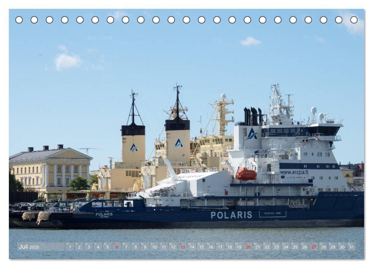 Bild: 9783435138623 | Container - Tanker - Kreuzfahrt - Schiffe (Tischkalender 2025 DIN...