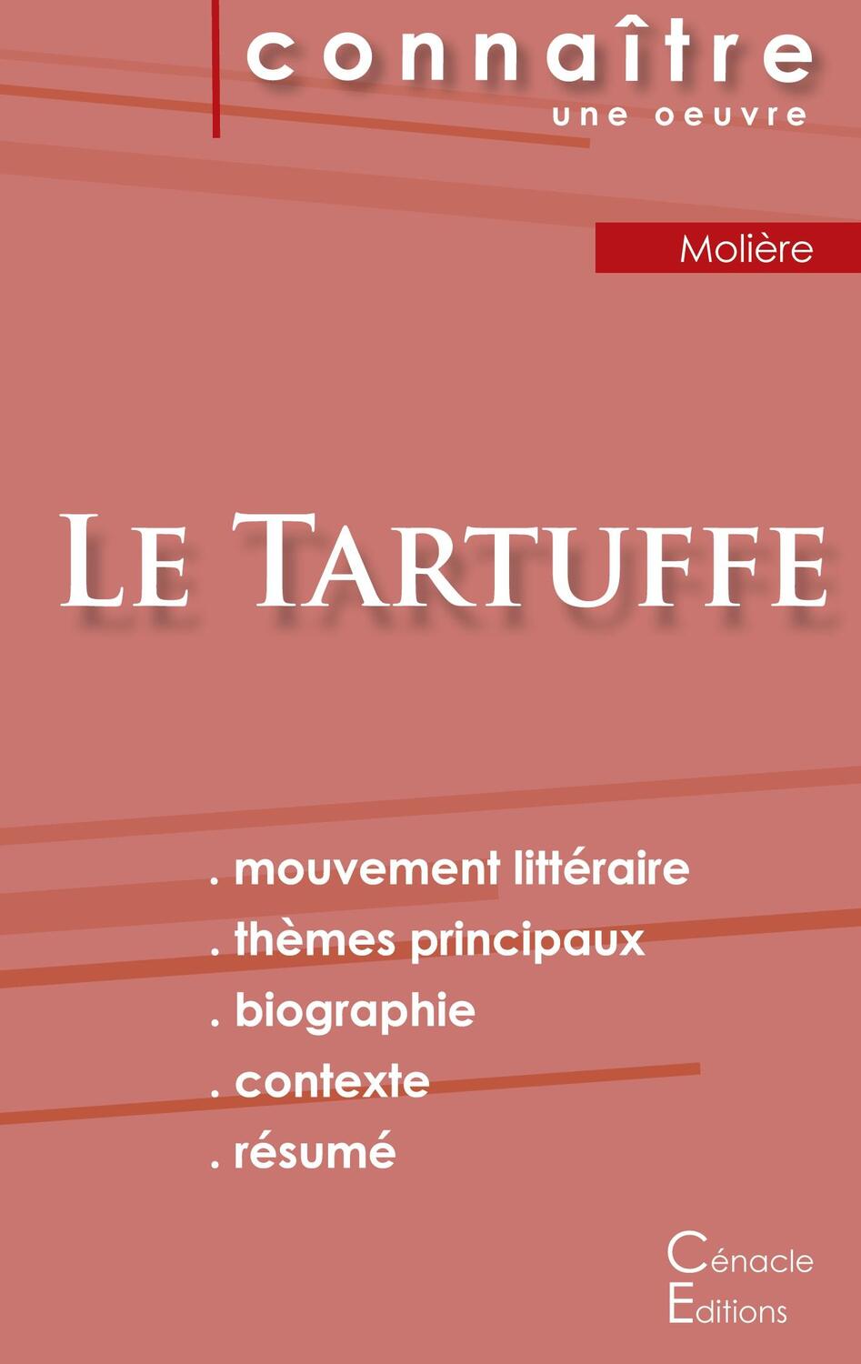 Cover: 9782367885278 | Fiche de lecture Le Tartuffe de Molière (analyse littéraire de...