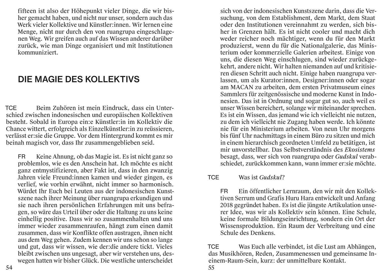Bild: 9783954764655 | The Collective Eye im Gespräch mit ruangrupa | Garaudel (u. a.) | Buch
