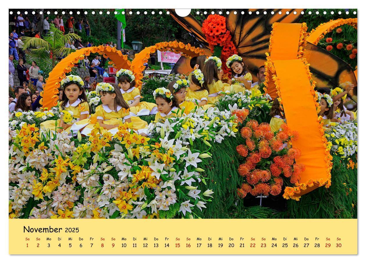 Bild: 9783435457366 | Blumenfest auf Madeira (Wandkalender 2025 DIN A3 quer), CALVENDO...