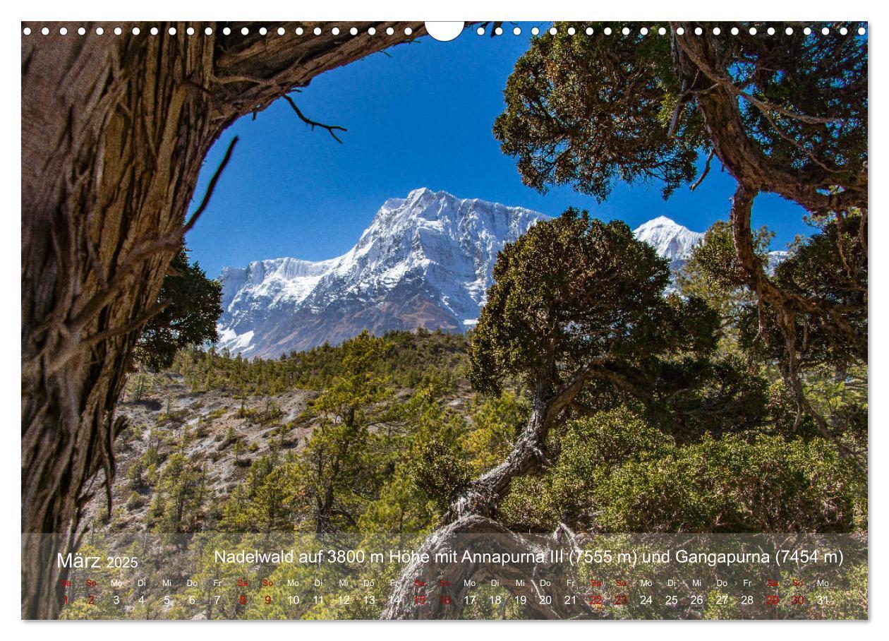 Bild: 9783435149346 | NEPAL - rund um die Annapurna (Wandkalender 2025 DIN A3 quer),...