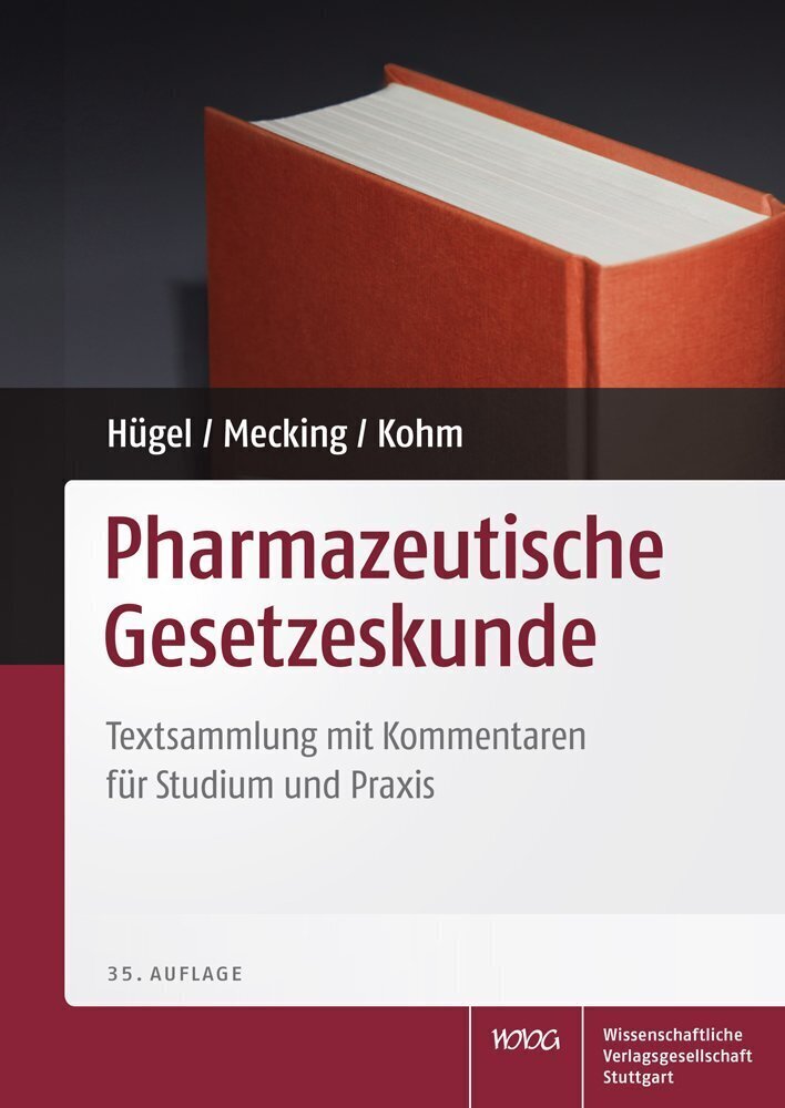 Cover: 9783804730809 | Pharmazeutische Gesetzeskunde | Herbert Hügel (u. a.) | Taschenbuch