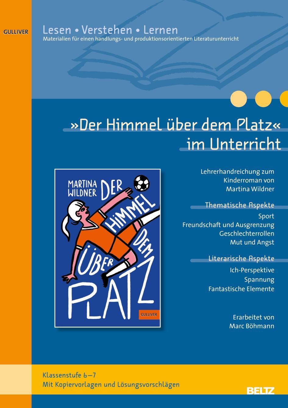 Cover: 9783407720207 | »Der Himmel über dem Platz« im Unterricht | Marc Böhmann | Broschüre